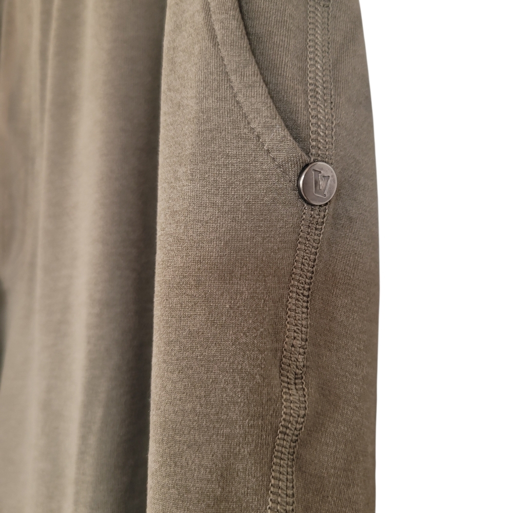 Vuori #418 Mens Medium Ponto Performance Pant Green Zip Pocket Gym Workout - Picture 5 of 5